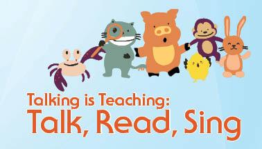 Image for event: Talking is Teaching - Talk, Read, Sing for Babies
