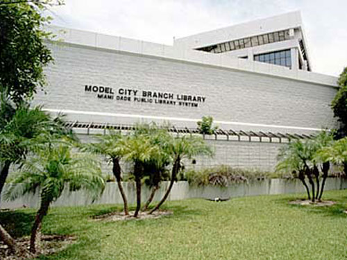 Model City Branch Library Exterior